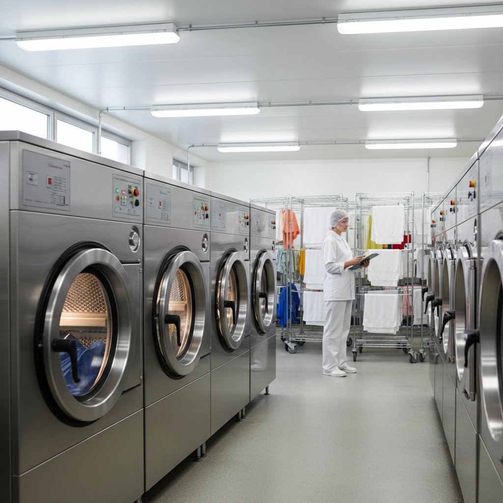 Professional laundry equipment